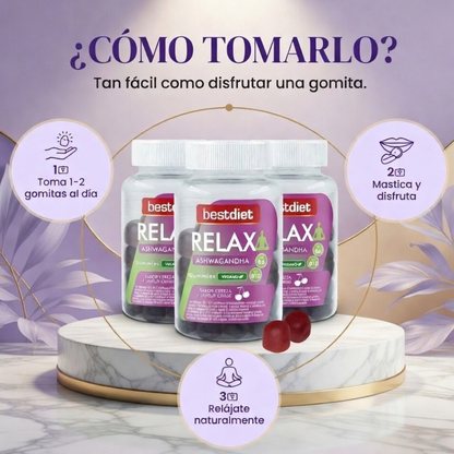 RELAJATE. DUERME MEJOR. VIVE SIN ESTRES.Con Gominolas RELAX
