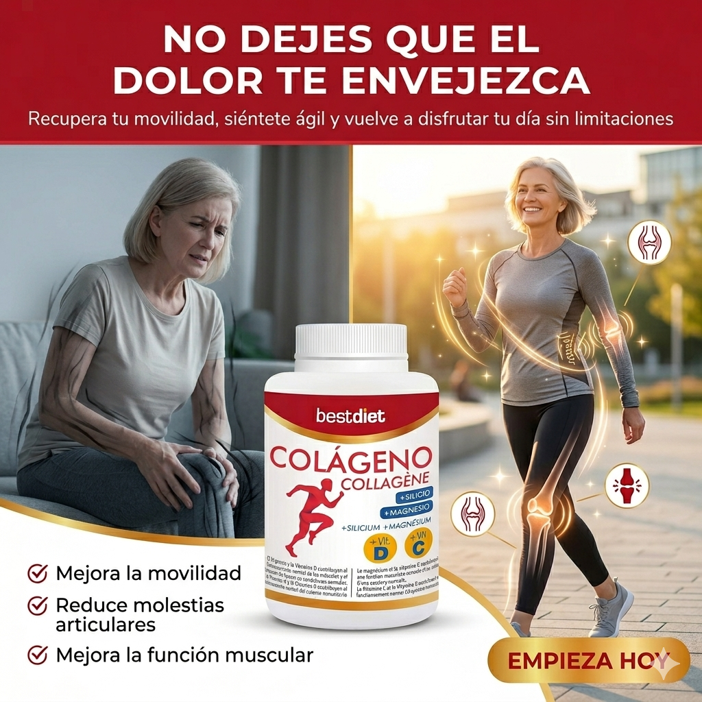 CUIDADO ARTICULAR Y DE LA PIEL con  SUP Colágeno Hidrolizado